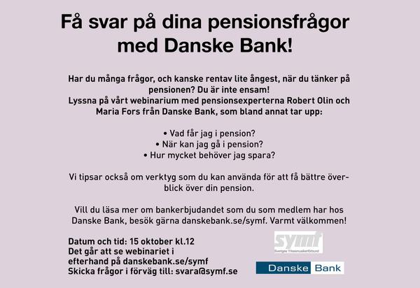 Danske Bank ger gratis rådgivning